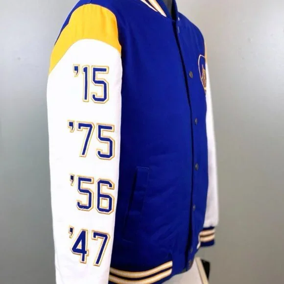 GOLDEN STATE WARRIORS 7 TIME NBA CHAMPIONSHIP JACKET IN STOCK S M L XL 2X